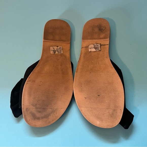 Torrid bow slide sandal size  10w black boho - Picture 5 of 5